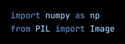 Python code from the lesson, beginning import numpy as np