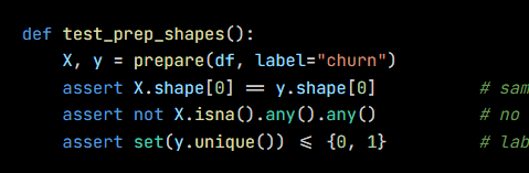 Python code from the lesson, beginning def test_prep_shapes():