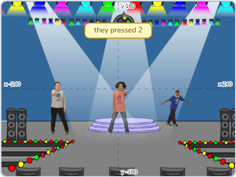 The Scratch Stage of Music Video IV, somebody is playing it — what this lesson builds.