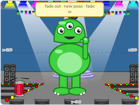 The Scratch Stage of Monster Maker III, then the trick — what this lesson builds.