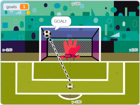 The Scratch Stage of Penalty Shootout I, click — what this lesson builds.
