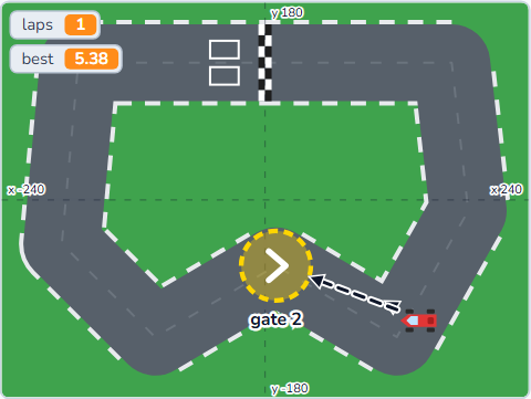 The Scratch Stage of Kart Racer III, the finished Kart Racer III — what this lesson builds.